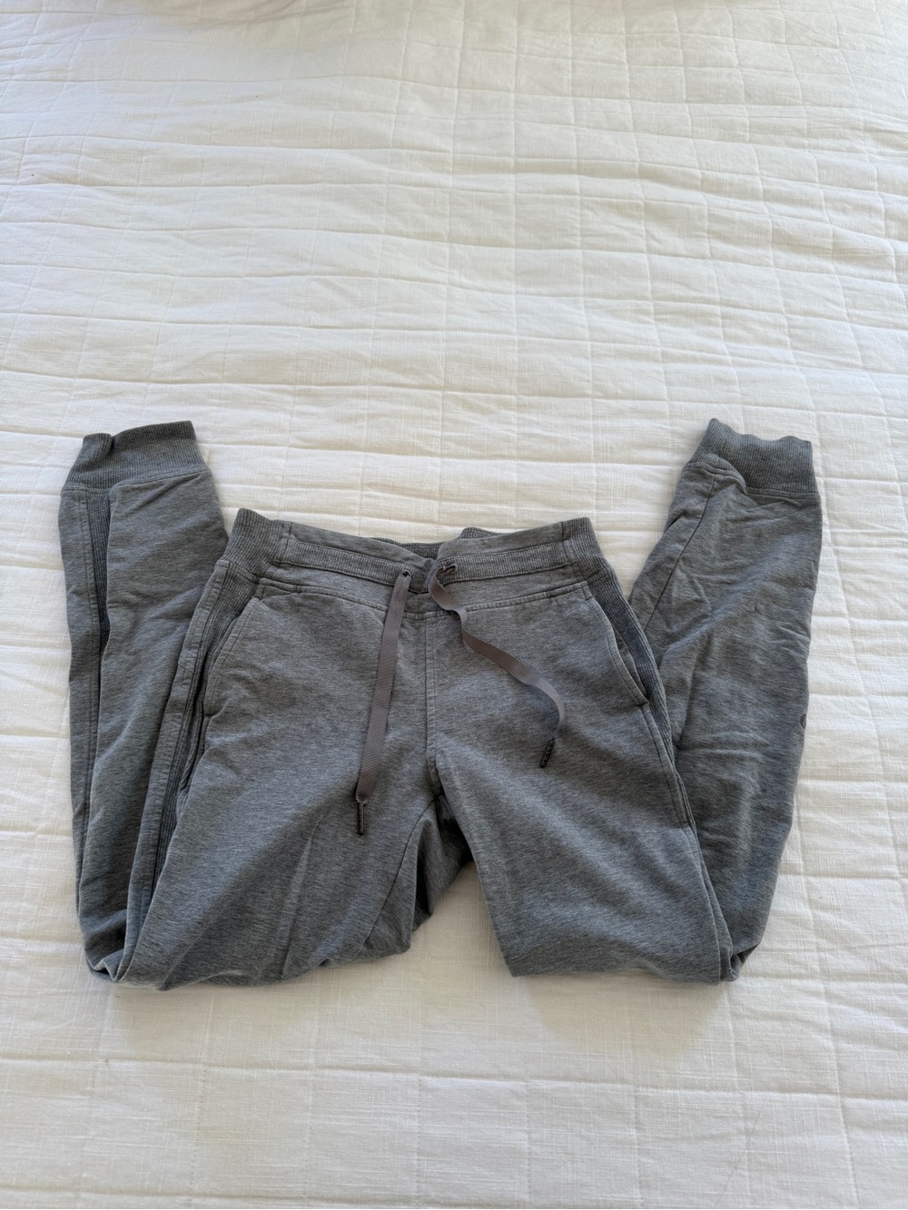 lululemon athletica Kids Grey Drawstring Jogger Sweatpants
